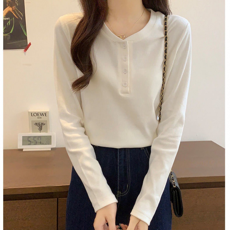New 2023 Casual Long-sleeve T-shirt Women's Bottoming Shirt
